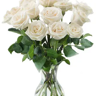 Ramo de 12 Rosas Blancas
