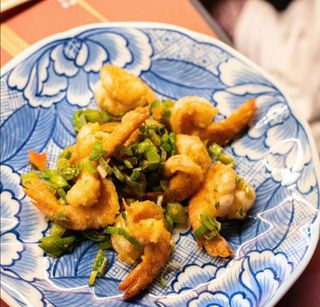 Gambas a la sal y pimienta de sichuan