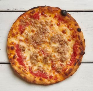 Pizza al tegamino tonno