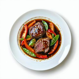 Vitello in salsa di ostriche