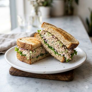 Sándwich De Atún Y Mayonesa