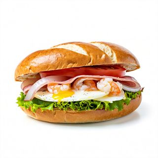 B +Q Bocata De Pollo Y Gambas