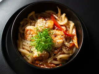 Удон із креветками (400g)