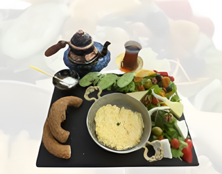 Jajecznica z białym serem