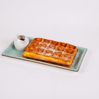 Waffle con sciroppo d'acero