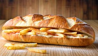 Panino patatine fritte