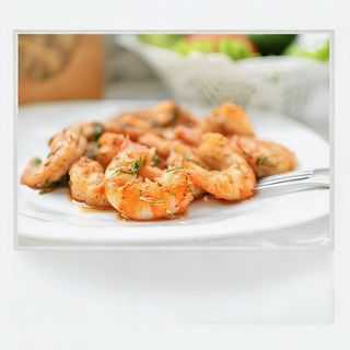 124. Langostinos A La Plancha