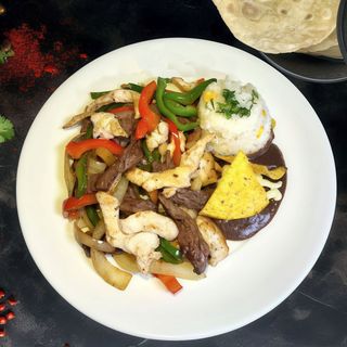 Fajitas mixtas  (6 Tacos)