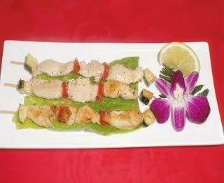 Spiedini di pollo alla griglia