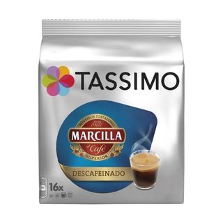 Café Descafeinado en Cápsulas Marcilla Tassimo 16 Uds.