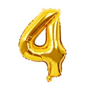 Balon cifra 4 cu heliu 