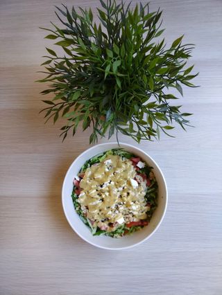 Спаначена салата със сирене