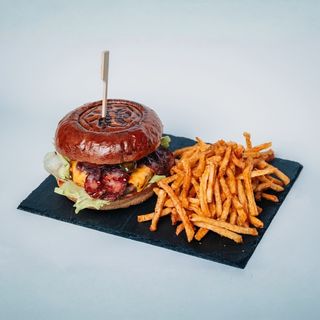 Свински бургер единичен