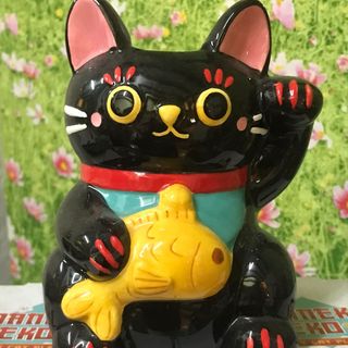 Maneki neko jarron