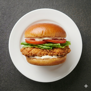 Burger Chicken Chip Crispy