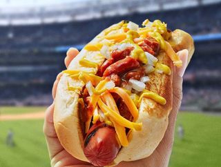 Американський з мисливською ковбаскою