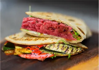 Piadina con Tartàre di Manzo - Montana style 