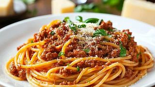 Plat Spaghetti Bolognaise