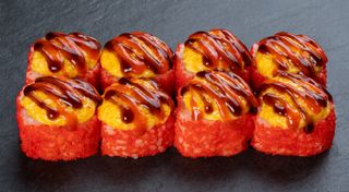 Запечений рол зі сніжним крабом