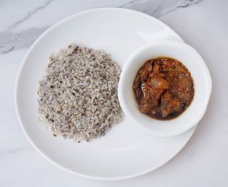 Ofada Rice & Sauce