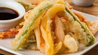 Tempura De Mariscos Y Verduras