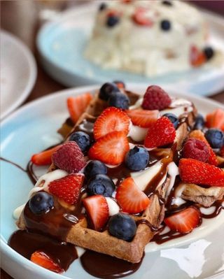 Šumsko voće waffle
