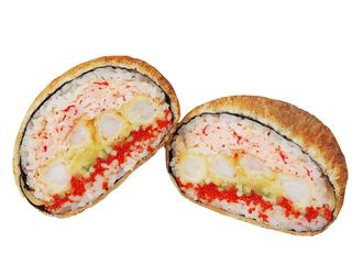 Sushi-Burger z krewetkami w tempurze