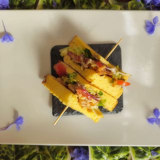 brioche de pollo asado