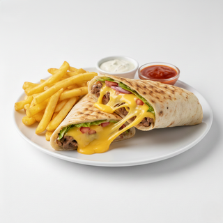 Chawarma & Frites & Fromage Viande