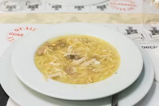 Canja com Frango do Campo