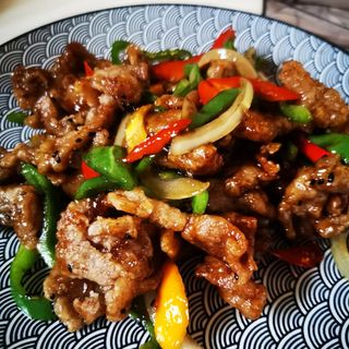 Solomillo de ternera crujiente estilo Hong Kong