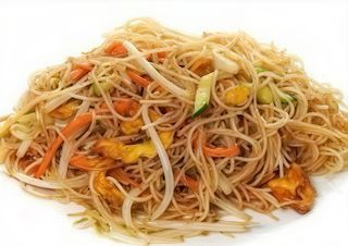 232 Spaghetti di riso con frutti di mare