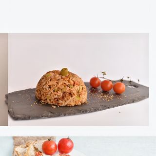 Riža sa piletinom i povrćem  400 gr