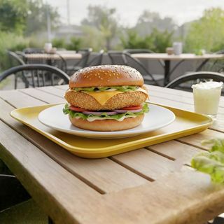 Crispy Chicken Cheese Burger