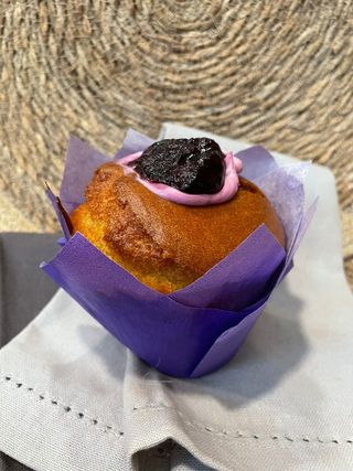 Muffin Vegana de Arándanos