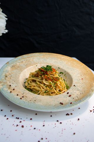 Spaghetti aglio olio peperoncino