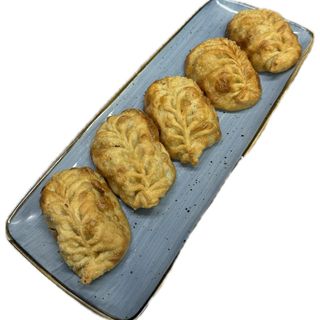 Манты с рубленой телятиной жареные