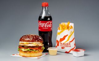 Комбо Чизбургер куриный