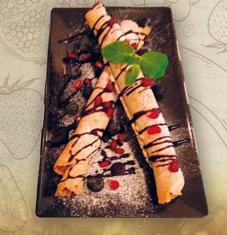 Cygaretki z orzechami