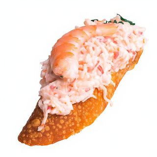 Bocadito De Ensalada De Cangrejo Con Langostino
