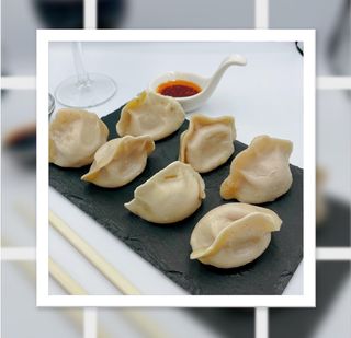 Ravioli con tofu e funghi