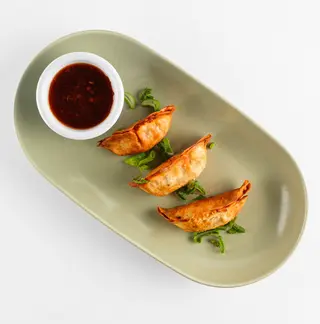 Shrimp gyoza