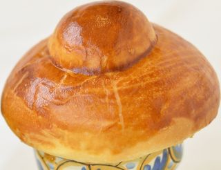 Brioche siciliana calda 