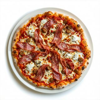 Pizza Quattro Carni  medie