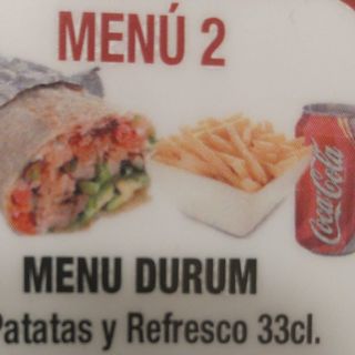 Menú 2 Durum