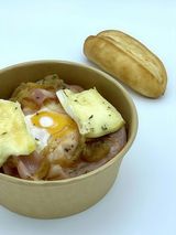 ESTRELLADOS BACON, CEBOLLA Y BRIE