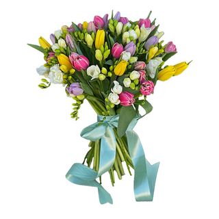Buchet cu Lalele si Freesii