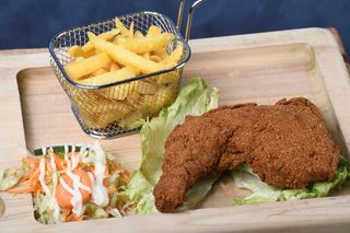 Southern Fried Chicken with Fries  / Rice