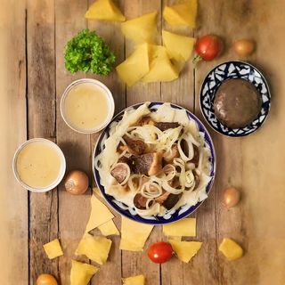 Бешбармак из канины