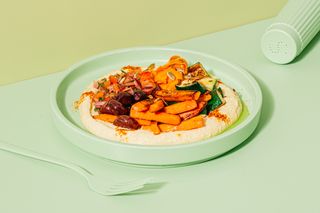 Hummus veggie bowl